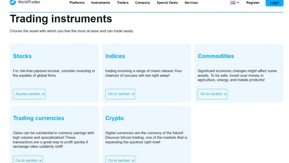 WorldTradex Company Review (2024): image 2